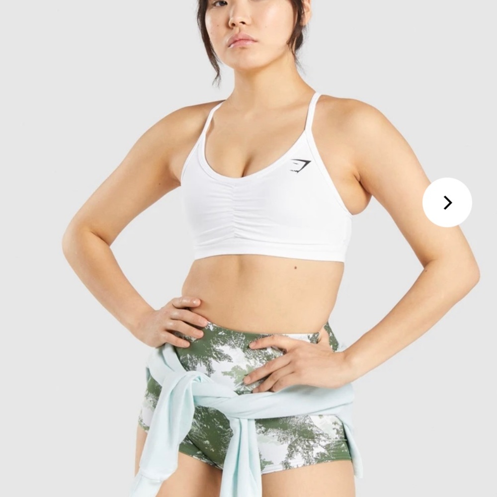 COPY - RUCHED TRAINING SPORTS BRA
